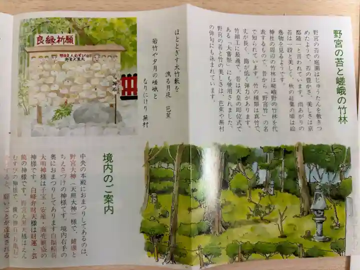 野宮神社の{uncategorized: "未分類", other: "その他", undefined: "問題あり", building: "その他建物", grave: "お墓", sacred_gate: "鳥居", guardian: "狛犬", statue: "像", buddha: "仏像", history: "歴史", nature: "自然", garden: "庭園", animal: "動物", pagoda: "塔", temizu: "手水舎", mountain_gate: "山門・神門", sanctuary: "本殿・本堂", subordinate: "末社・摂社", art: "芸術", scenery: "景色", jizo: "地蔵", ema: "絵馬", goshuin: "御朱印", omikuji: "おみくじ", items: "授与品その他", amulet: "お守り", goshuincho: "御朱印帳", eats: "食事", festival: "お祭り", votive_dance: "神楽", shichigosan: "七五三参", wedding: "結婚式", experience: "体験その他", initially: "初詣", around: "周辺", anti_infection: "感染症対策"}