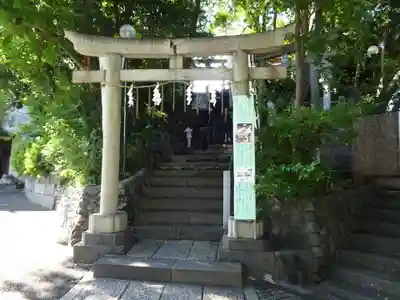 多摩川浅間神社の鳥居