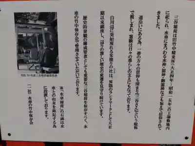 三谷稲荷社(水車稲荷社)(京都府)