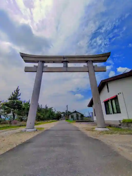 八幡社(附島)の鳥居