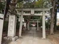 自由が丘熊野神社の鳥居
