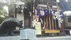 稲毛神社の狛犬