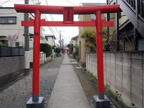久富稲荷神社の鳥居