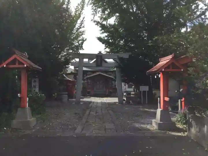 函館厳島神社の鳥居