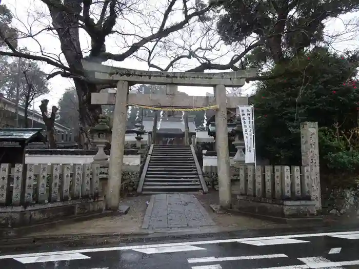 積川神社の鳥居