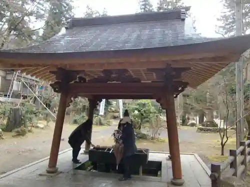 華厳寺の手水