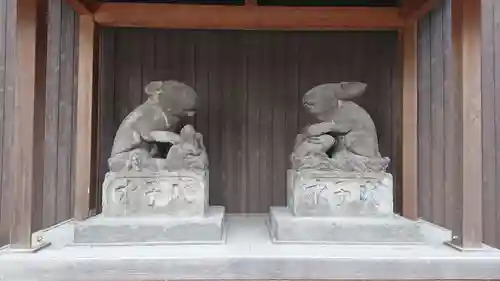 調神社の狛犬