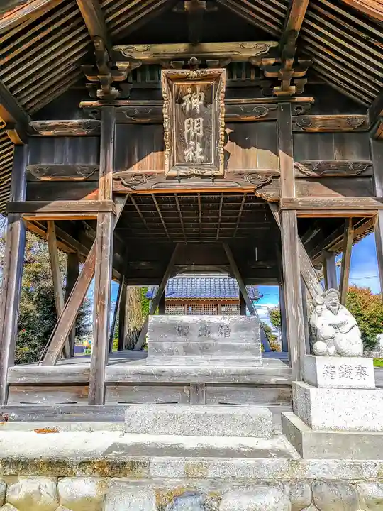 神明社(江西)の本殿・本堂