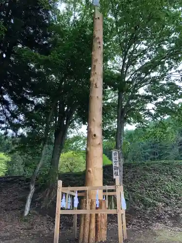 諏訪大社上社前宮の自然