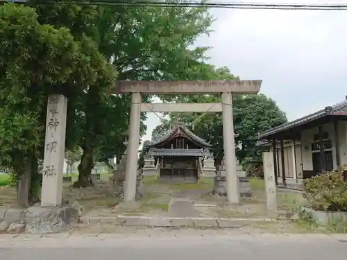 神明社（長野）の鳥居