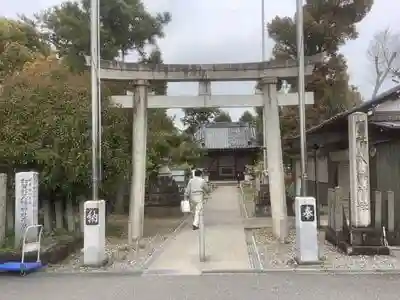 加賀野八幡神社の鳥居