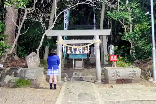 八百富神社の鳥居