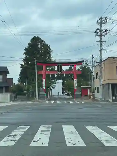 弘前八幡宮の鳥居