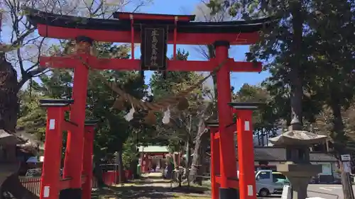 生島足島神社の鳥居