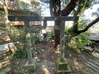 武州白子熊野神社の鳥居