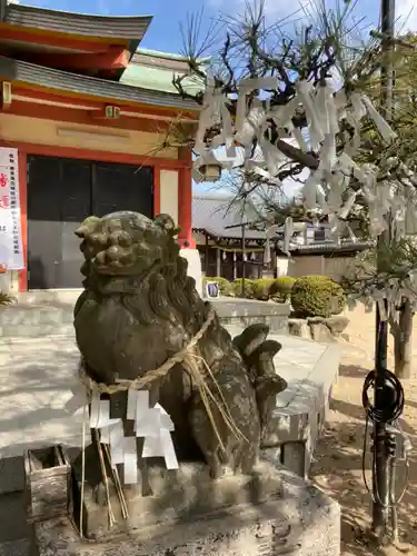 稲爪神社の狛犬