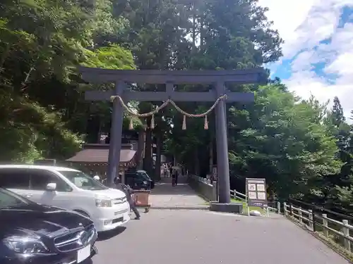 戸隠神社中社の鳥居