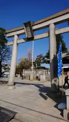 尾久八幡神社の鳥居
