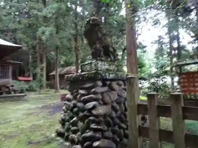 健武山神社の狛犬