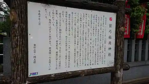 箭弓稲荷神社の歴史