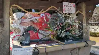 三津厳島神社の手水舎