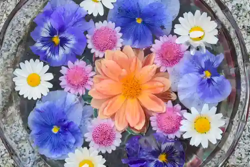 尻岸内八幡神社の手水舎