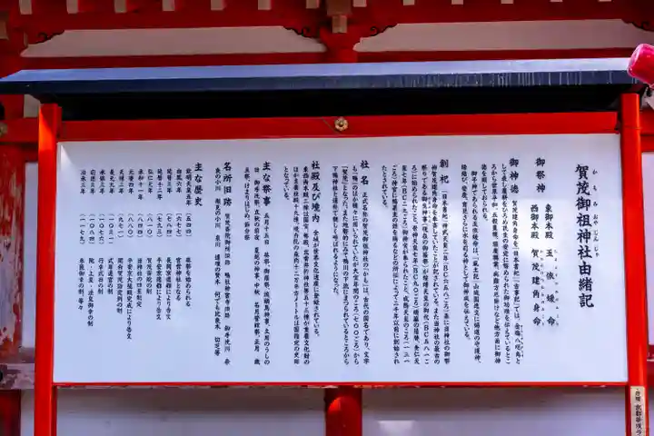 賀茂御祖神社(下鴨神社)の歴史