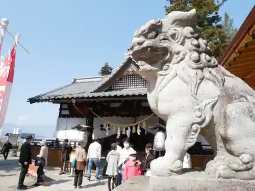 眞田神社の狛犬