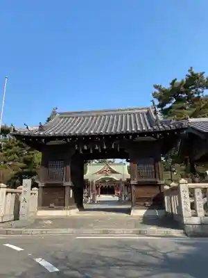 浜宮天神社の山門・神門