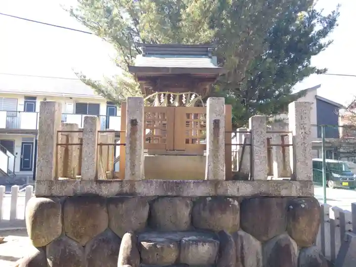八幡社(丹陽町伝法寺)の本殿・本堂