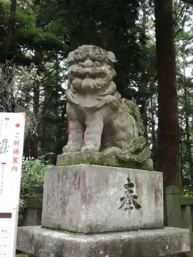 間々田八幡宮の狛犬