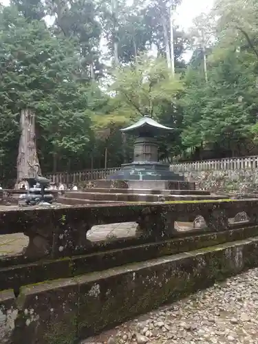 日光東照宮奥宮拝殿の塔
