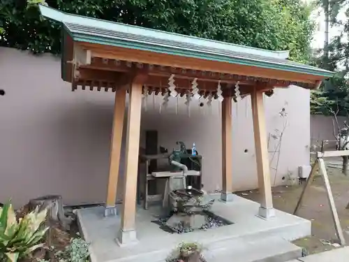 下神明天祖神社の手水舎