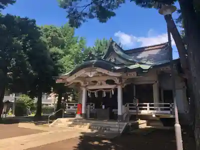 天沼八幡神社の本殿・本堂