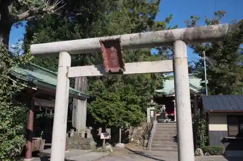 元城町東照宮の鳥居