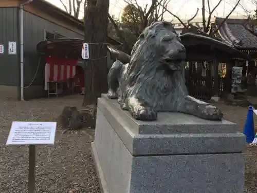 三囲神社の狛犬