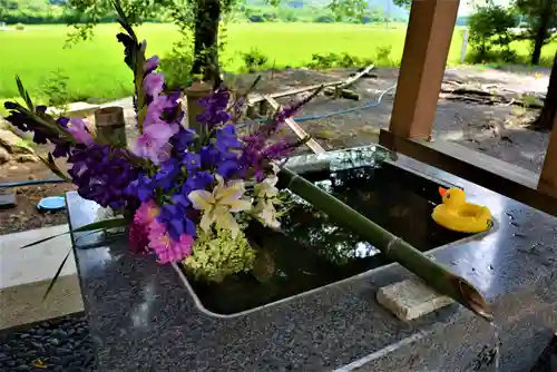 高司神社〜むすびの神の鎮まる社〜の手水