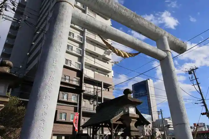 阿邪訶根神社の鳥居