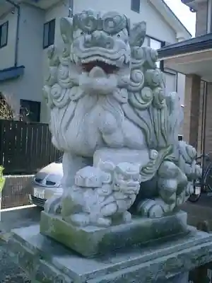 五所神社の狛犬