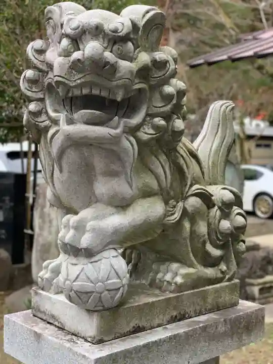 建明寺の狛犬