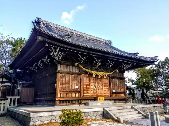 神明社(道場山神明社)の本殿・本堂