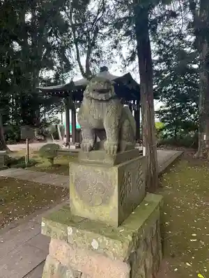 朝日森天満宮の狛犬