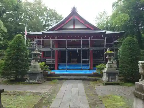 山中浅間神社の本殿