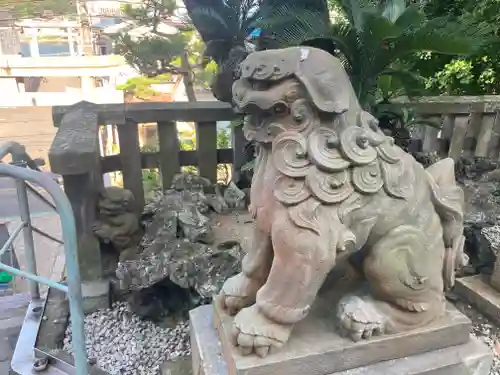 叶神社 (西叶神社)の狛犬