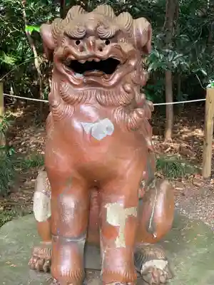 常磐神社の狛犬