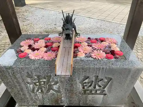 川越八幡宮の手水舎