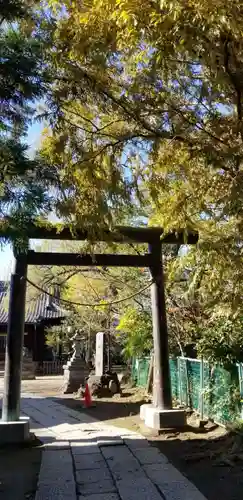 真間稲荷神社の鳥居