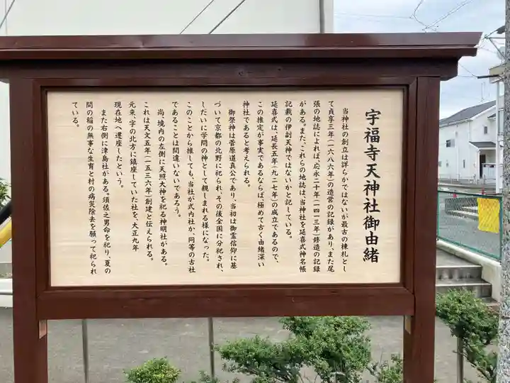 宇福寺天神社(愛知県)