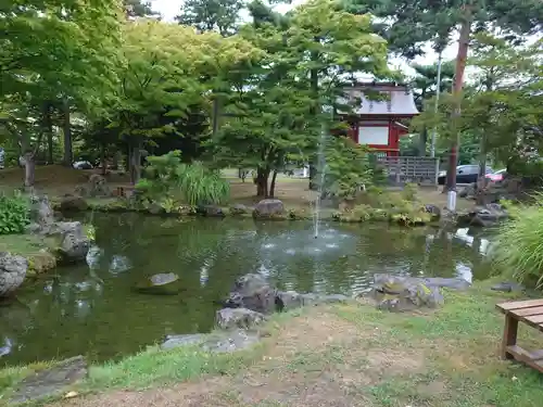 北海道護國神社の庭園