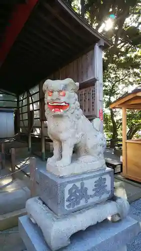 青木神社の狛犬